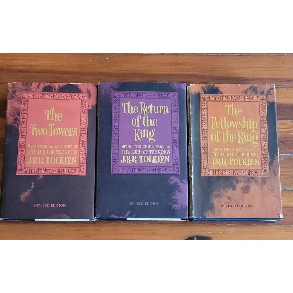 The Lord of the Rings Hardcover Box Set Trilogy J.R.R. Tolkien 2nd Ed 1965